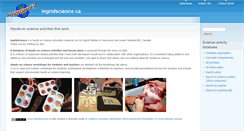Desktop Screenshot of ingridscience.ca